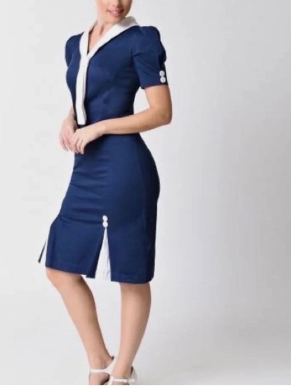 Vintage style nautical dress - Picture 8 of 9